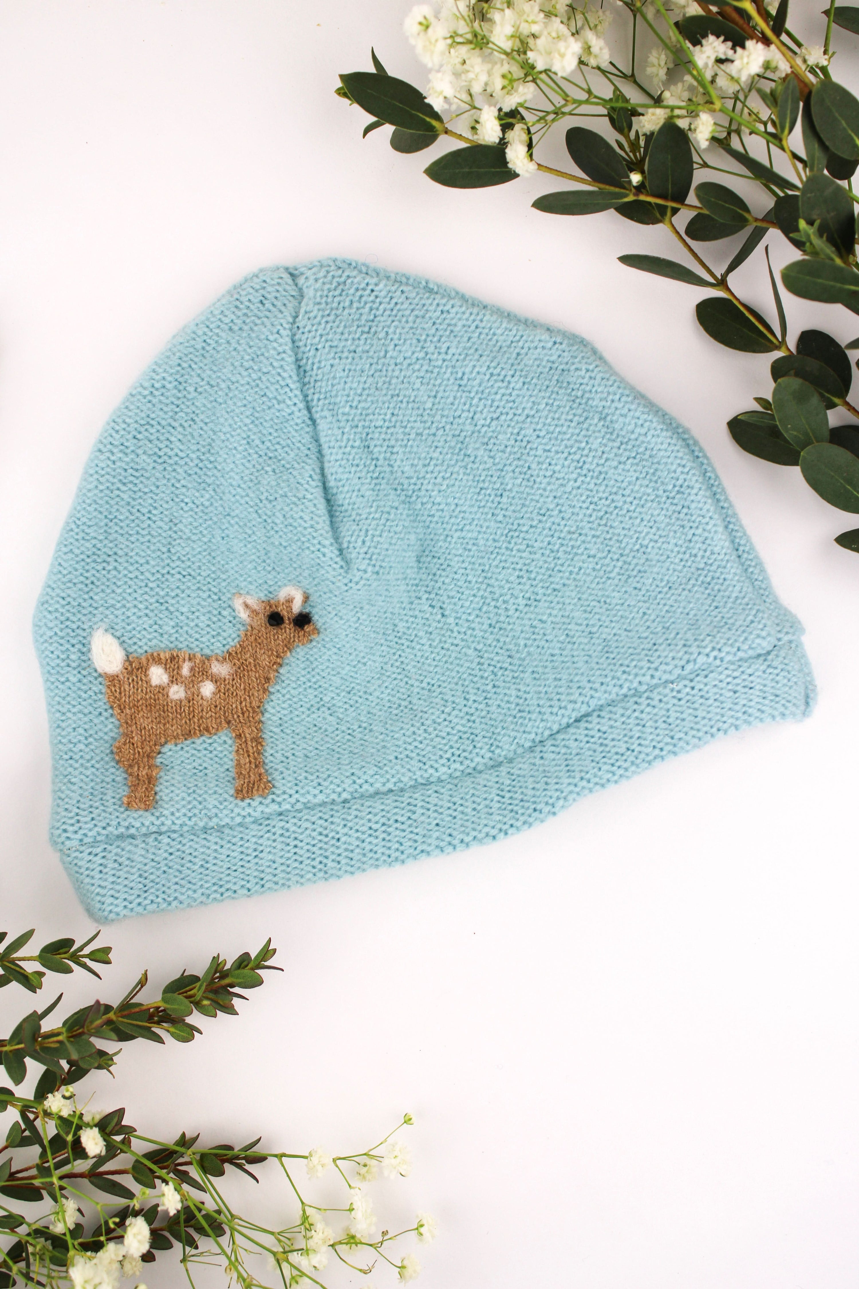 Ash & Rose hat Sky Fawn Cashmere Hat - Baby