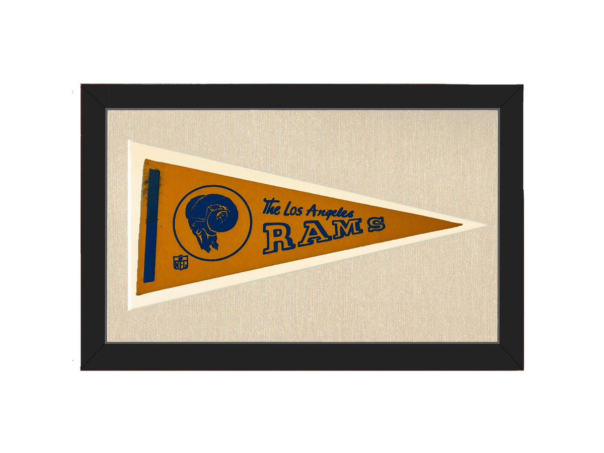 Americana Memories Vintage Pennants and Memorabilia Vintage Los Angeles Rams Pennant