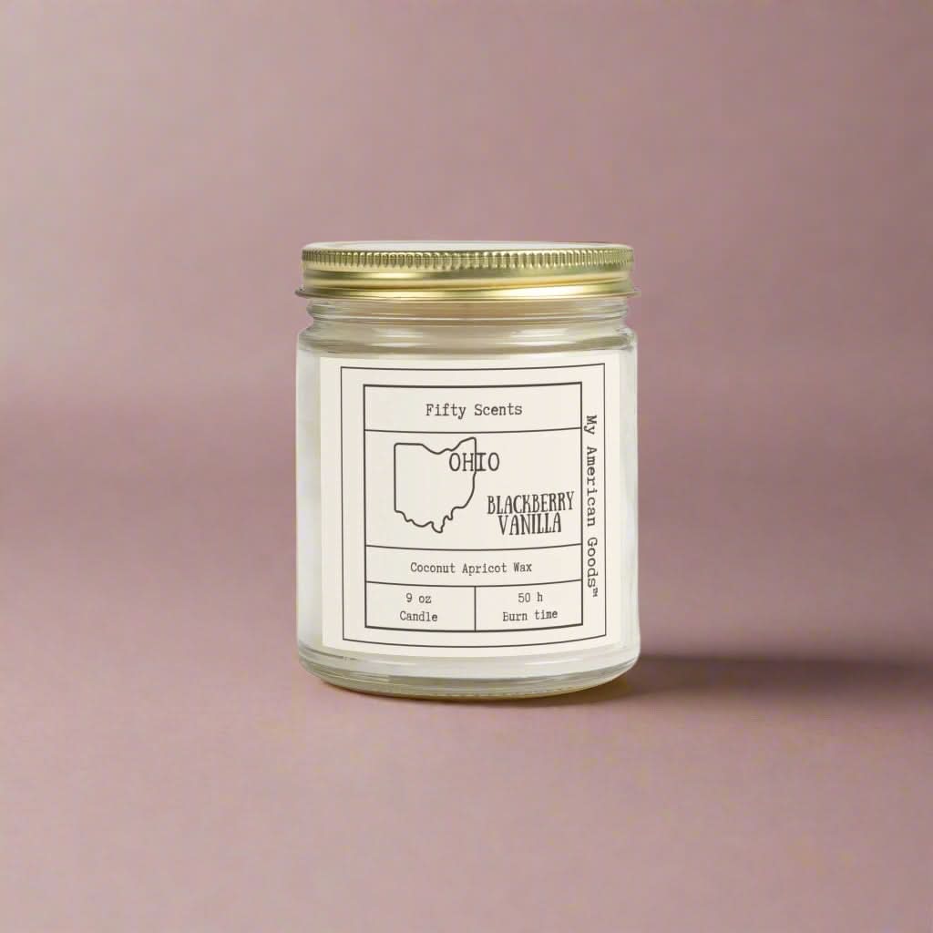 Ohio - Coconut Apricot Wax in Blackberry Vanilla | Eco-Friendly Home Fragrance - My American Goods