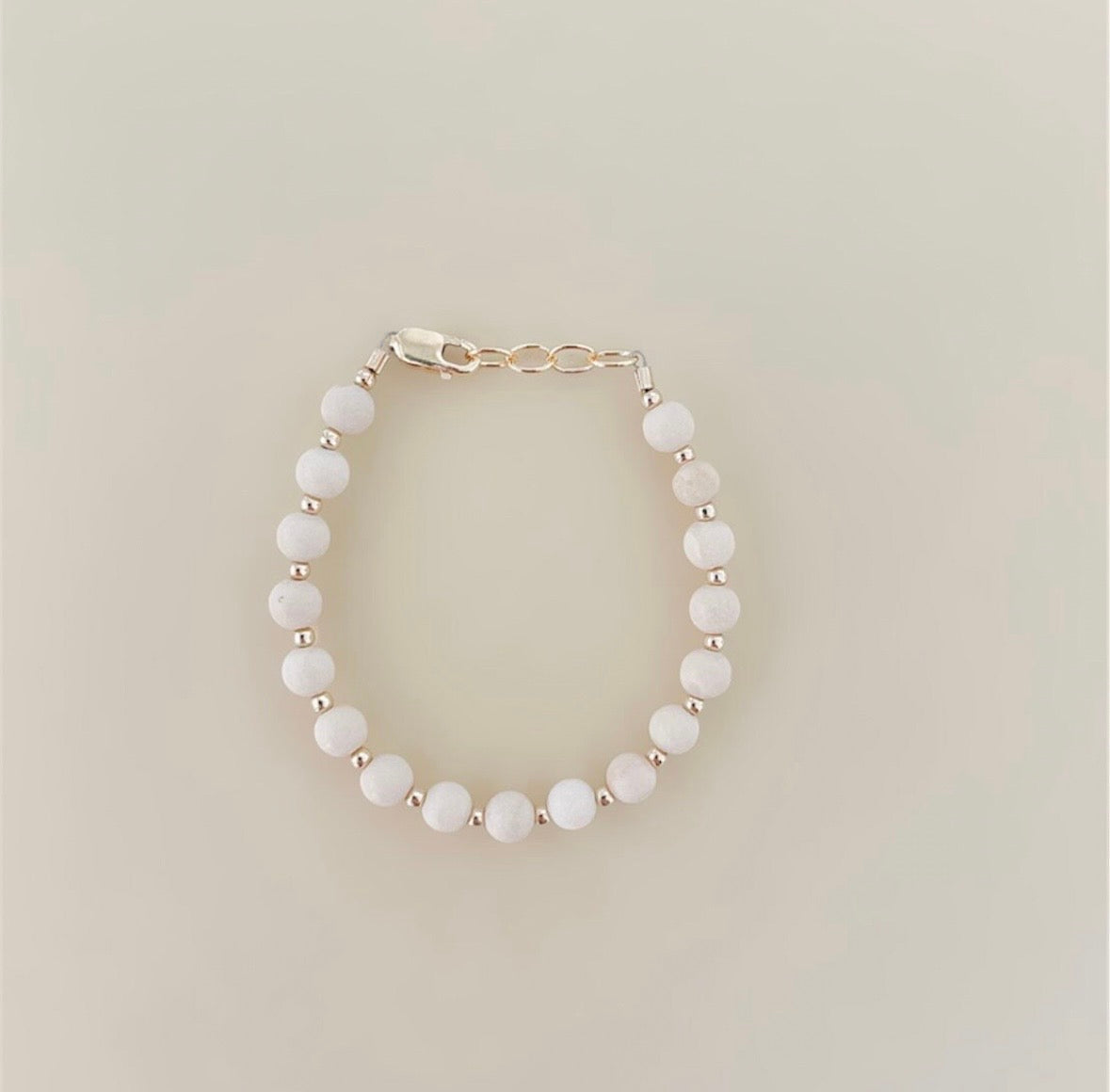 Tan & gold layer bracelet
