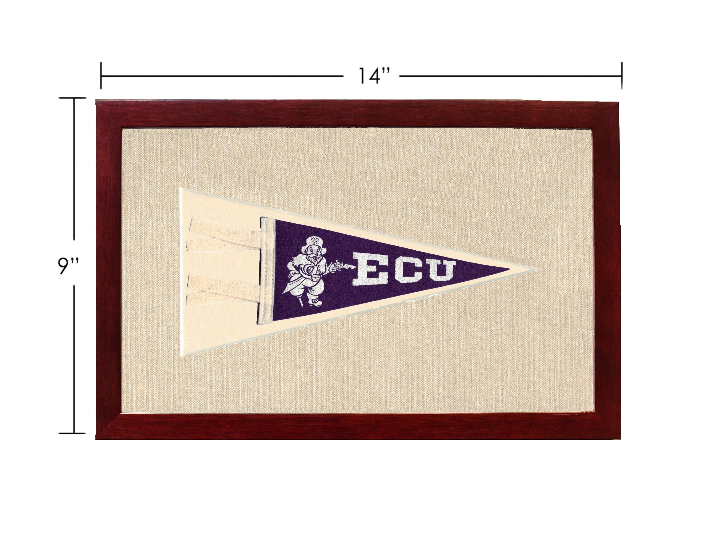 Americana Memories Vintage Pennants and Memorabilia Vintage East Carolina University Pennant
