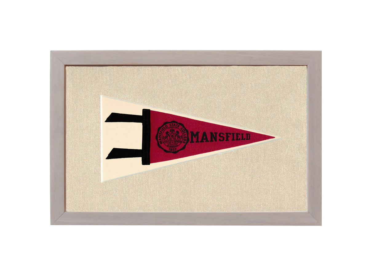 Vintage Mansfield State College Pennant