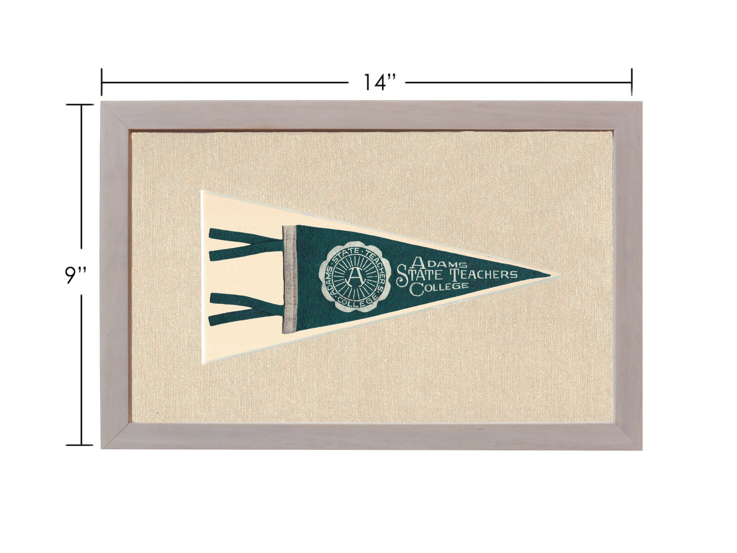 Vintage Adams State Teachers College Pennant