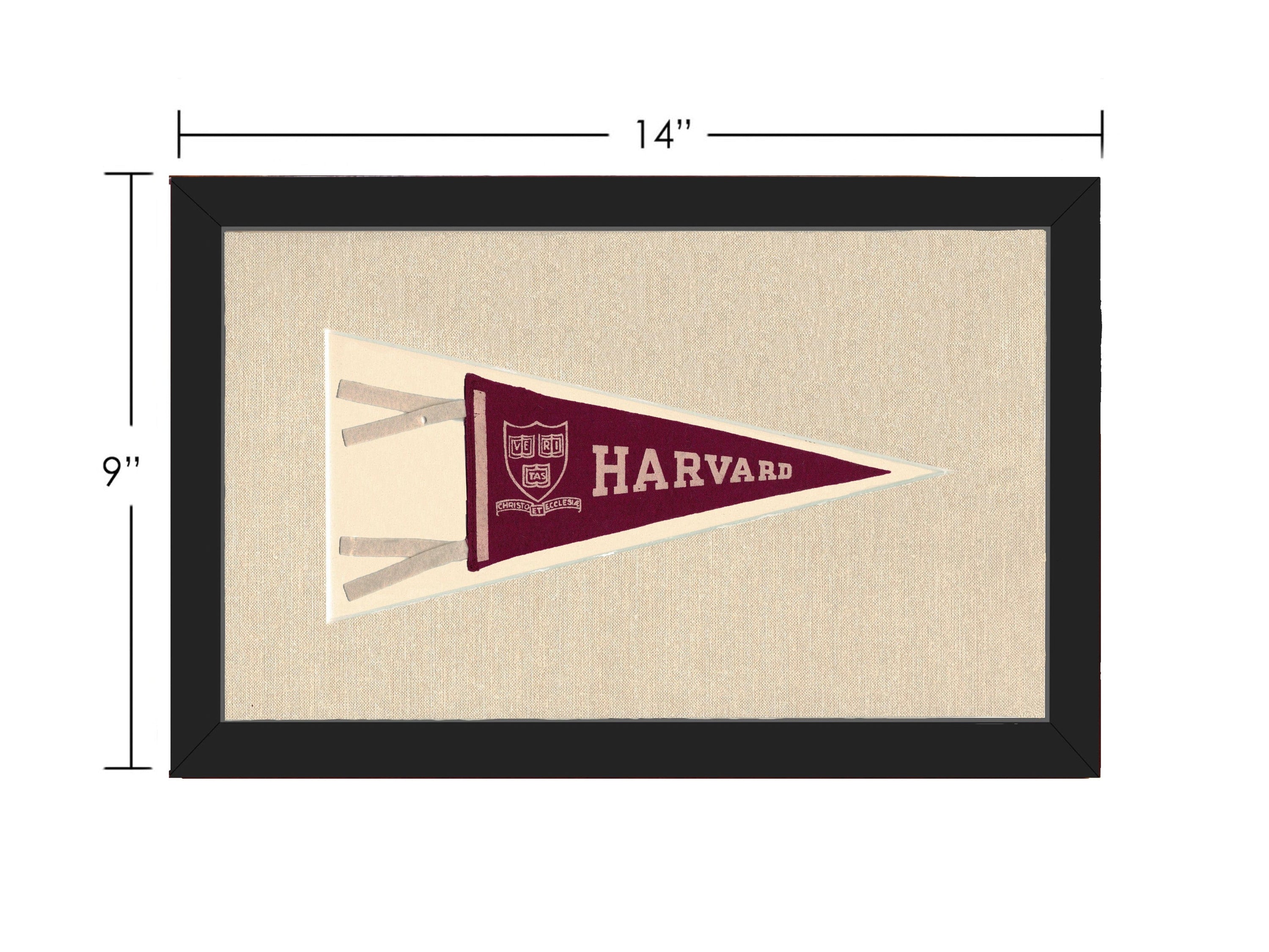 Americana Memories Vintage Pennants and Memorabilia Vintage Harvard Pennant