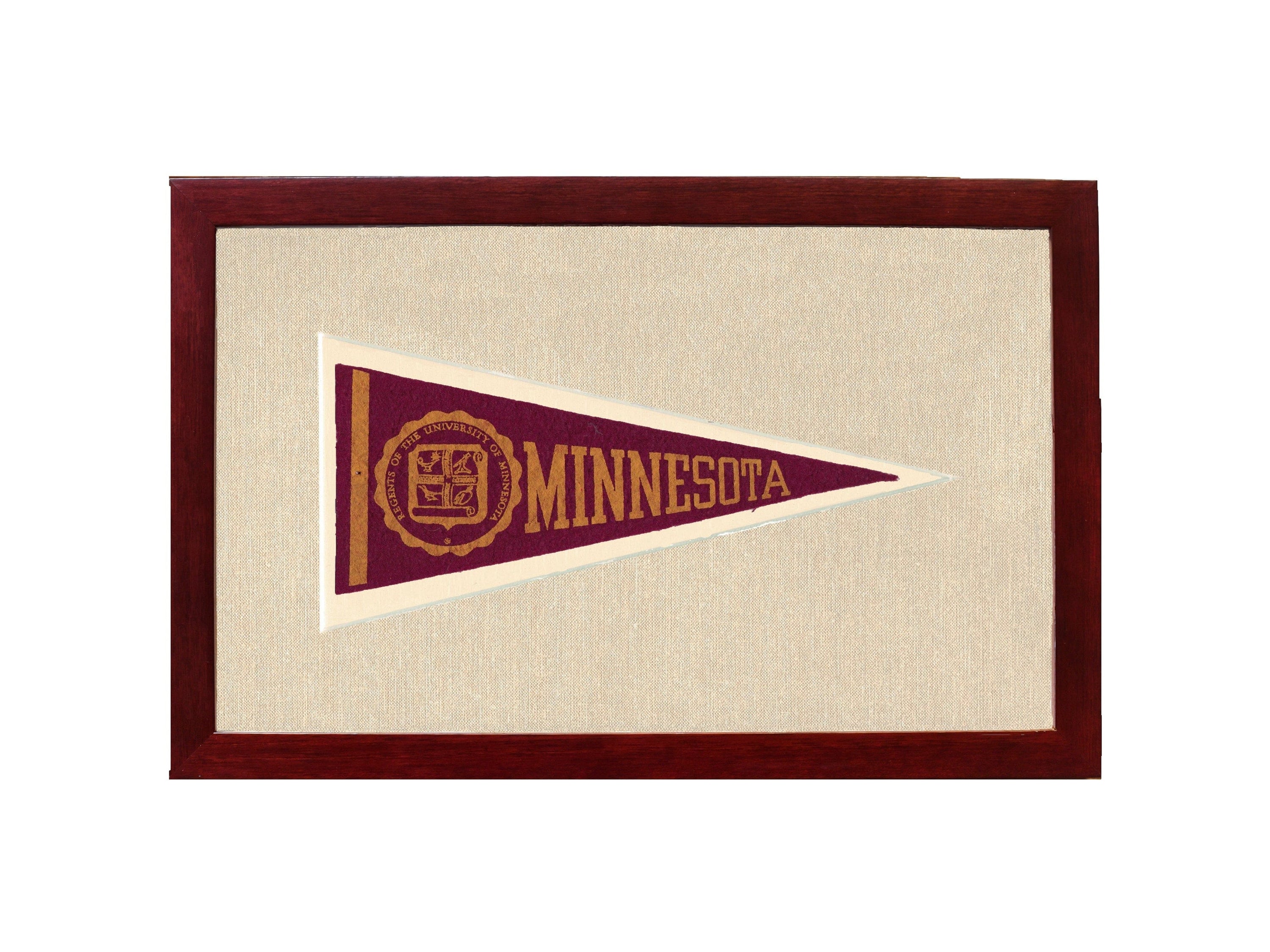 Americana Memories Vintage Pennants and Memorabilia Vintage Minnesota Pennant