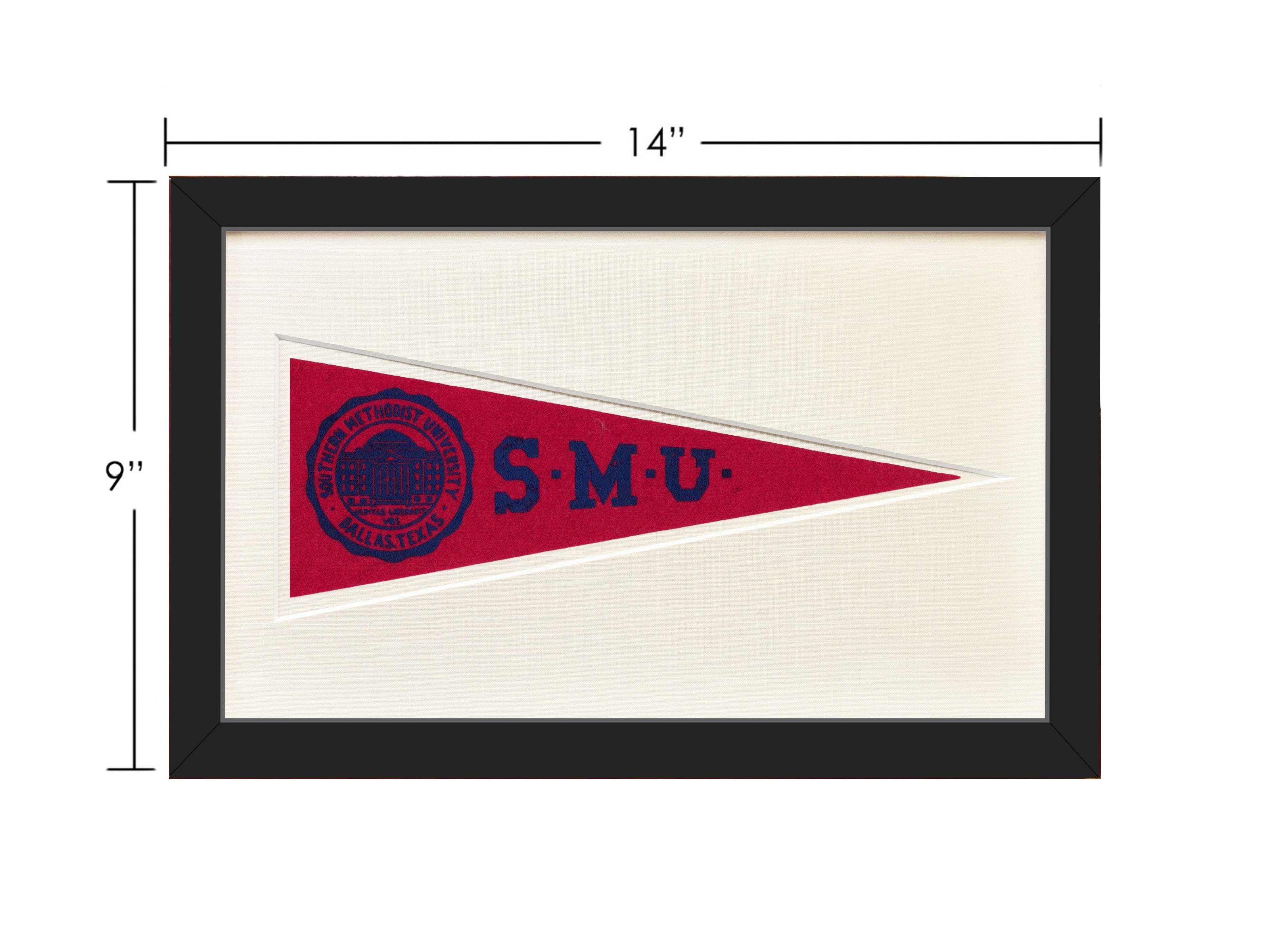 Vintage Southern Methodist University Hormel Pennant - My American Goods