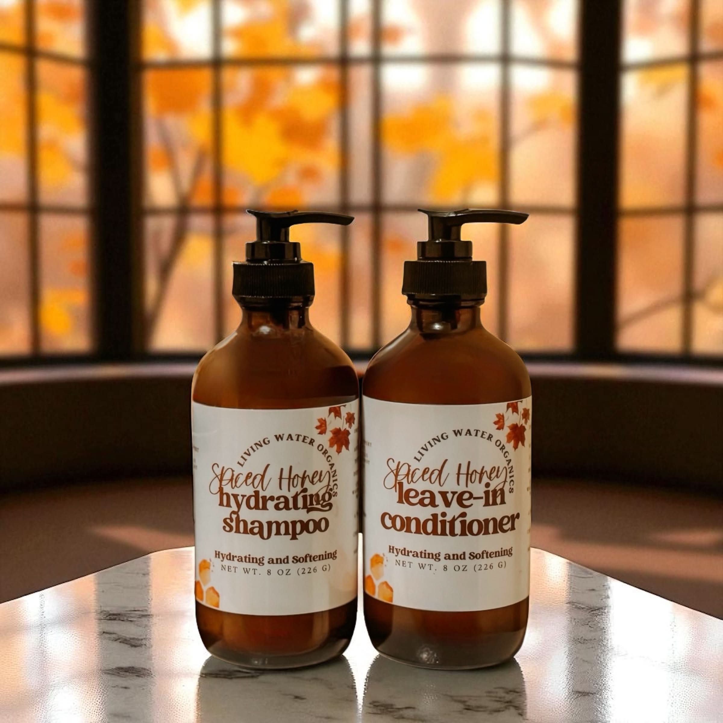 Spiced Honey Shampoo and Conditioner Hydrating and Strengthening - My American Goods