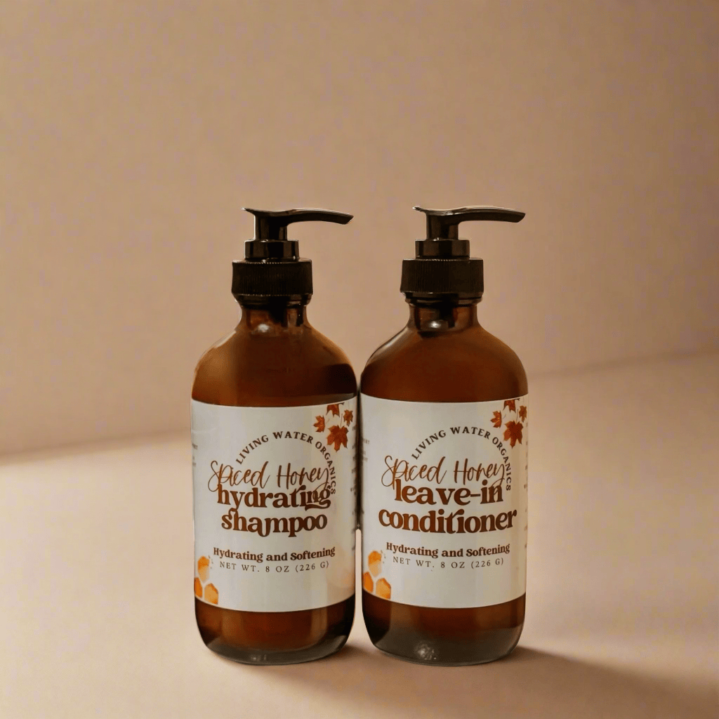 Spiced Honey Shampoo and Conditioner Hydrating and Strengthening - My American Goods