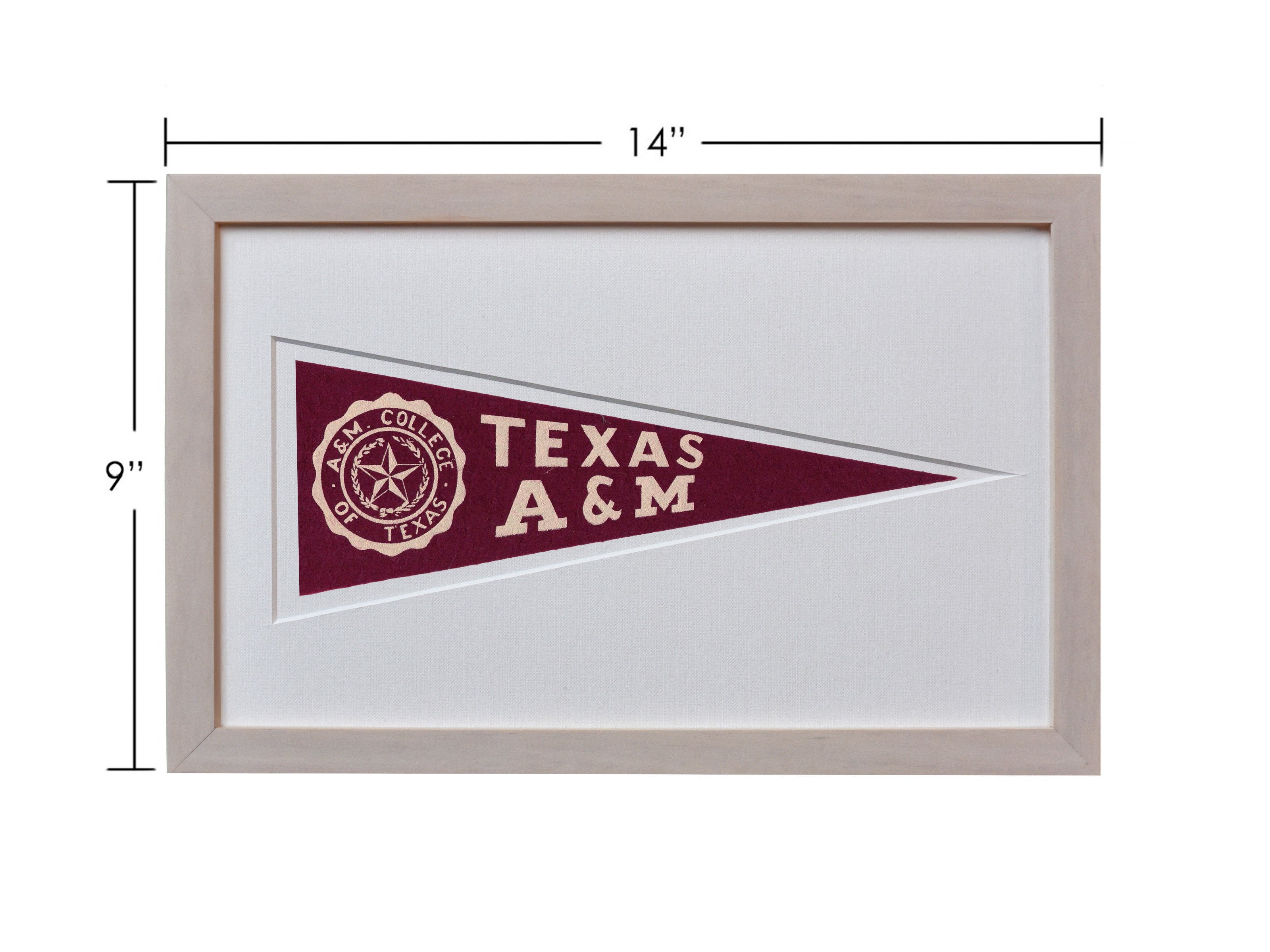Vintage Texas A&M Hormel Pennant