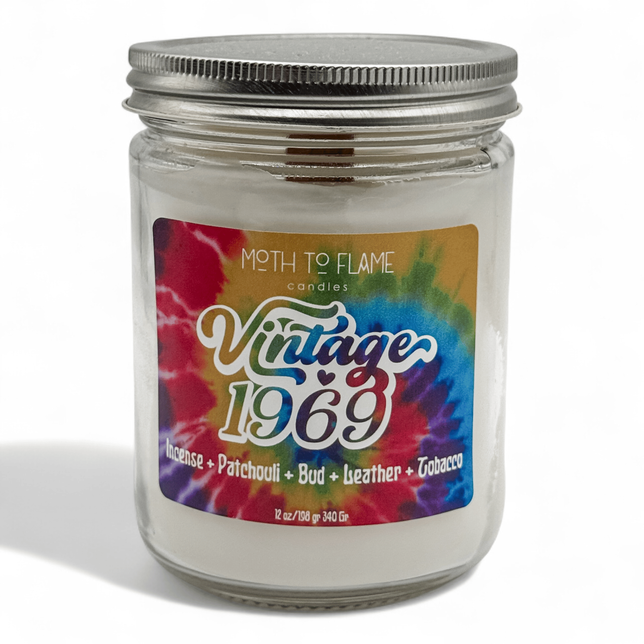 Moth to Flame Candles Candles 12 oz Vintage 1969 – 7 oz / 12 oz Candle
