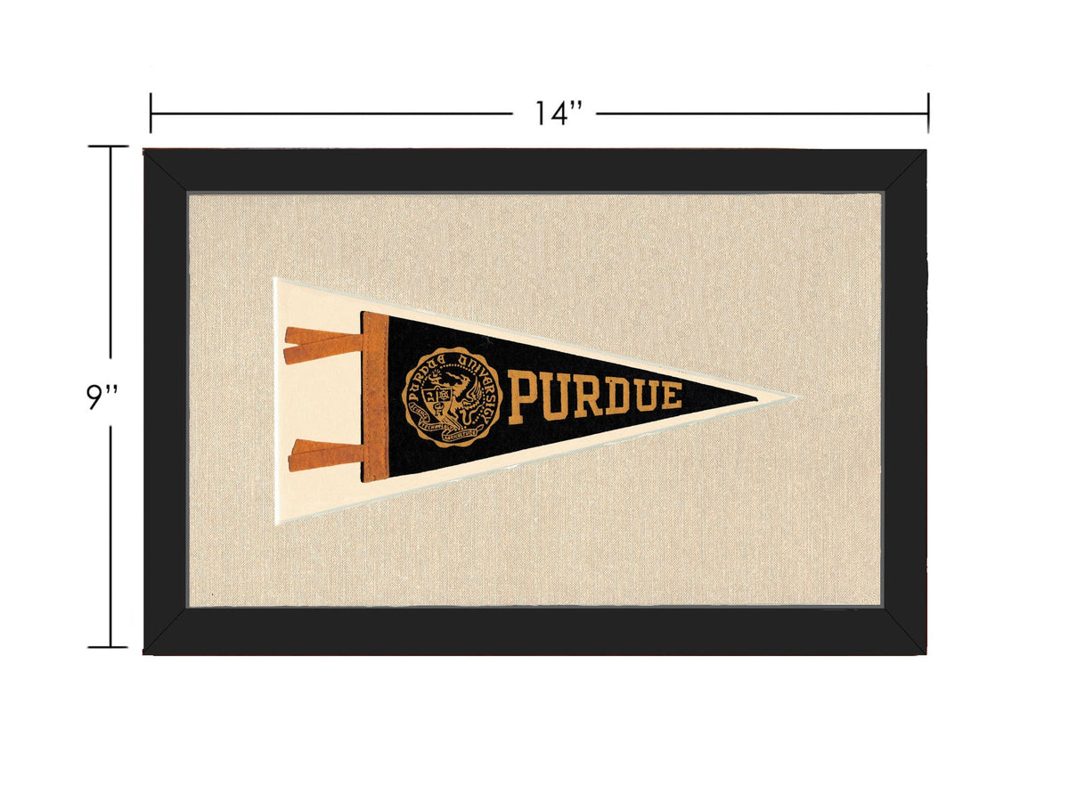 Americana Memories Vintage Pennants and Memorabilia Vintage Purdue Pennant