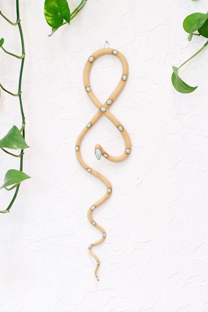 Carter + Rose Selma Ceramic Wall Snake