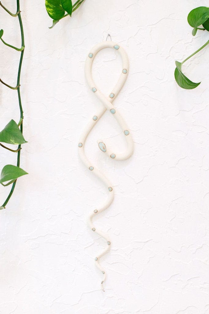 Carter + Rose Sylvia Ceramic Wall Snake
