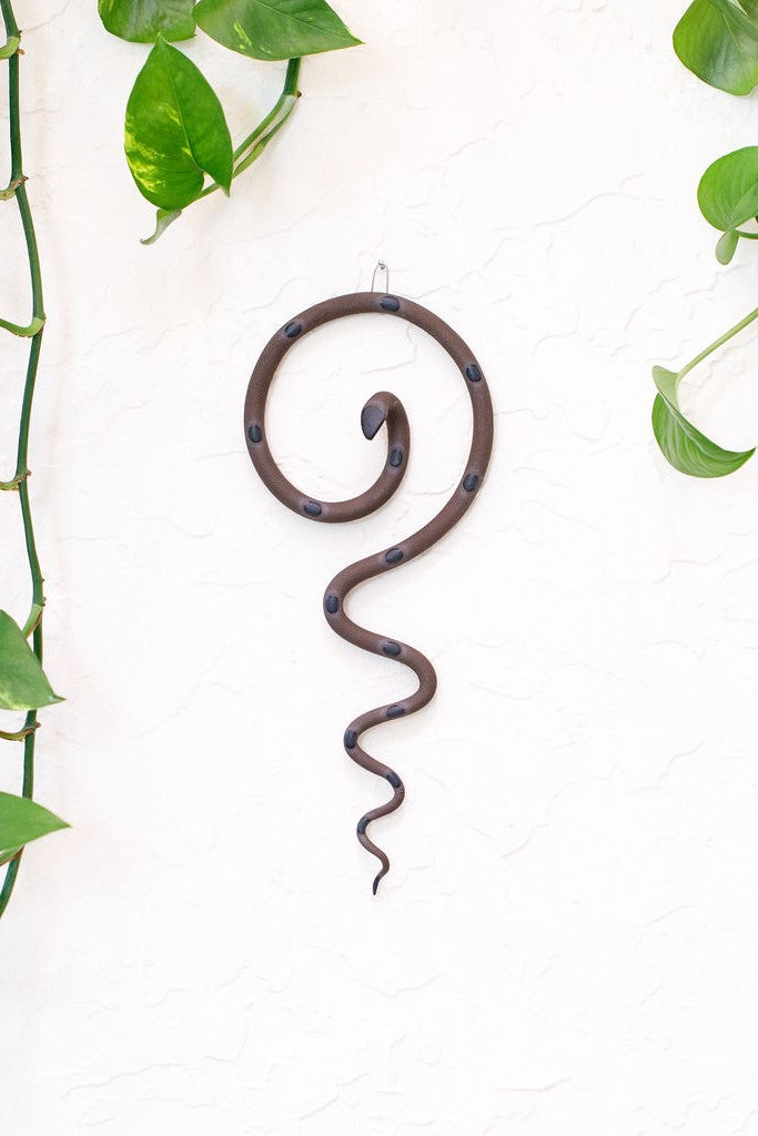 Medium Ceramic Wall Snake - My American Goods