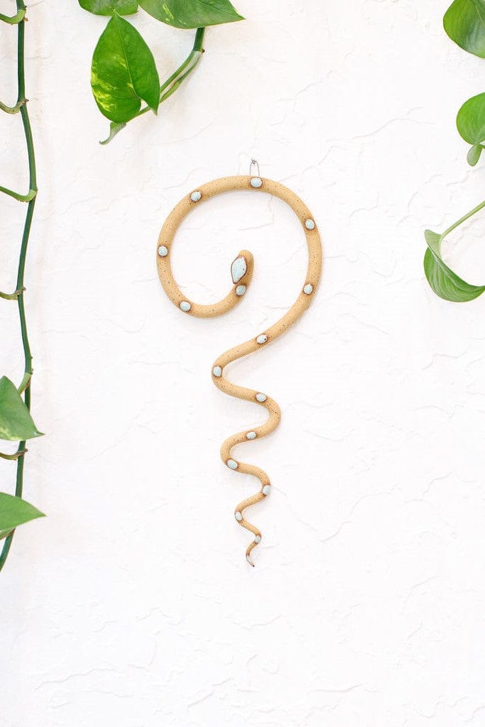 Medium Ceramic Wall Snake - My American Goods