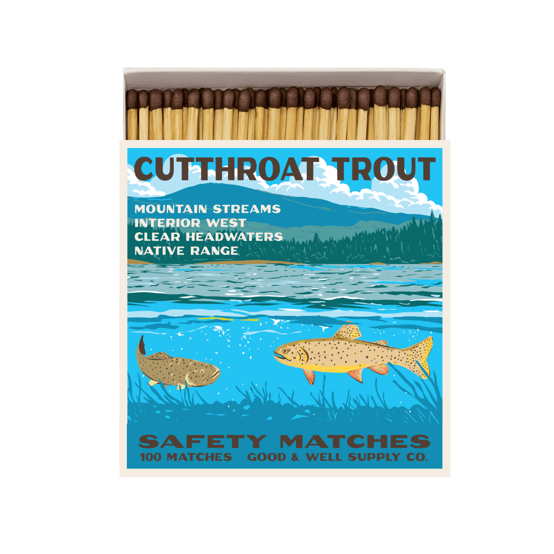 Good & Well Supply Co Cutthroat Trout Cabin Matches