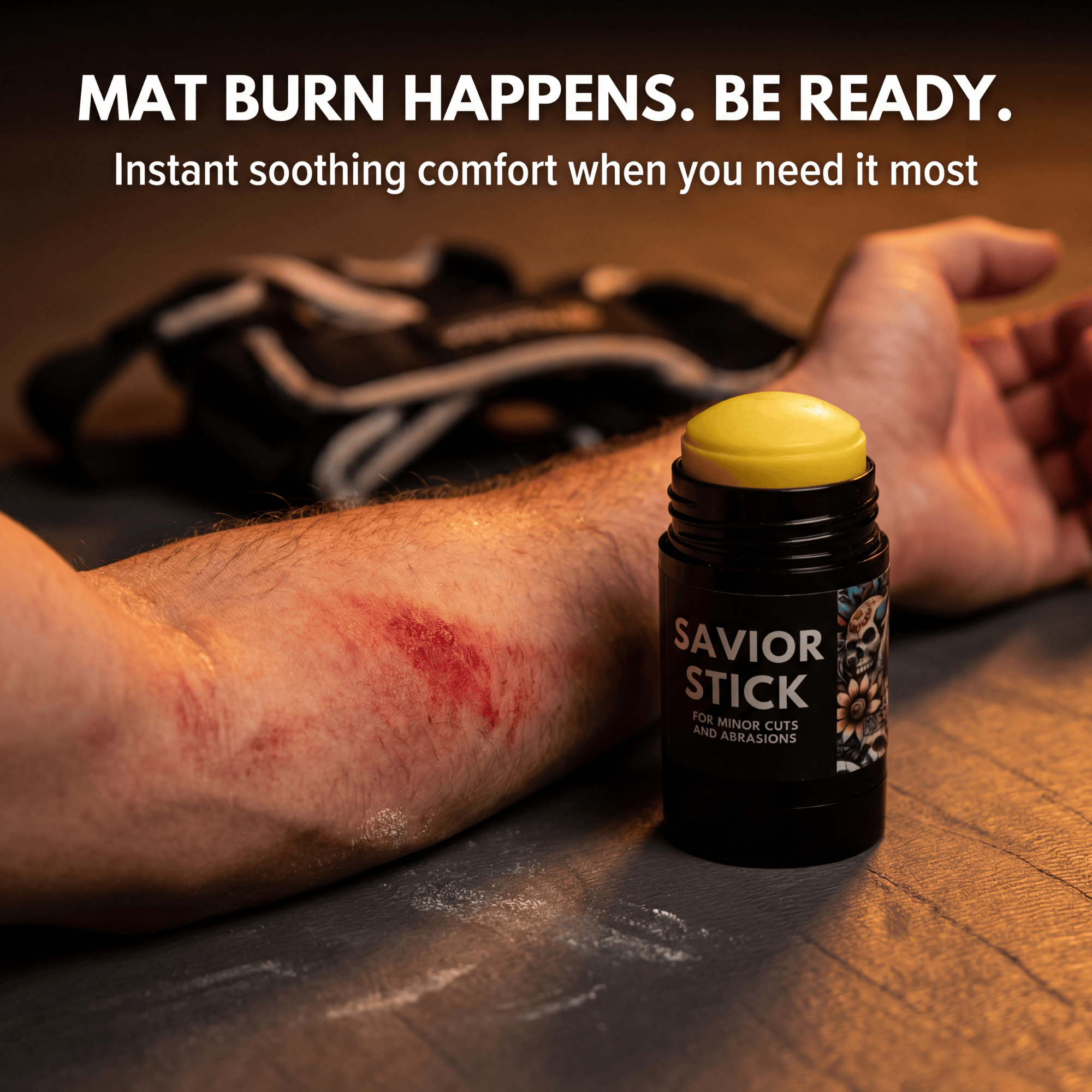Fight Scrub 30g Savior Stick: Heals Abrasions Faster & Relieves Pain