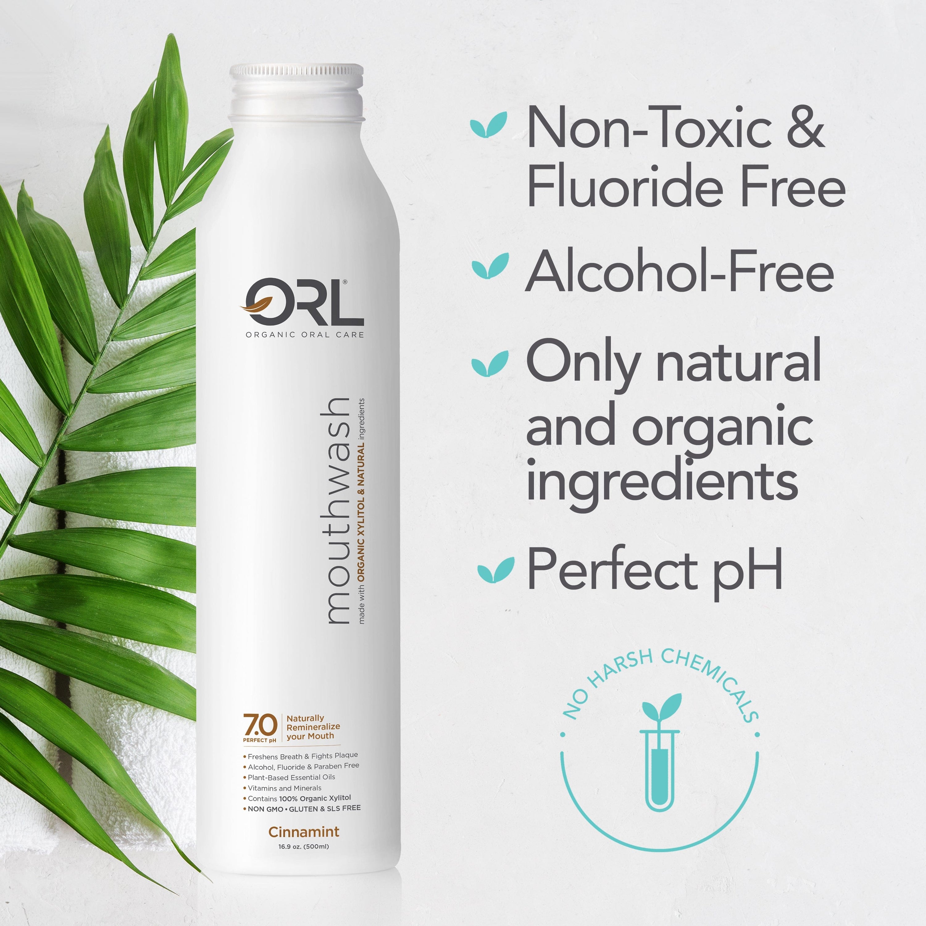ORL Mouthwash Natural Mouthwash made with the Finest Clean Ingredients
