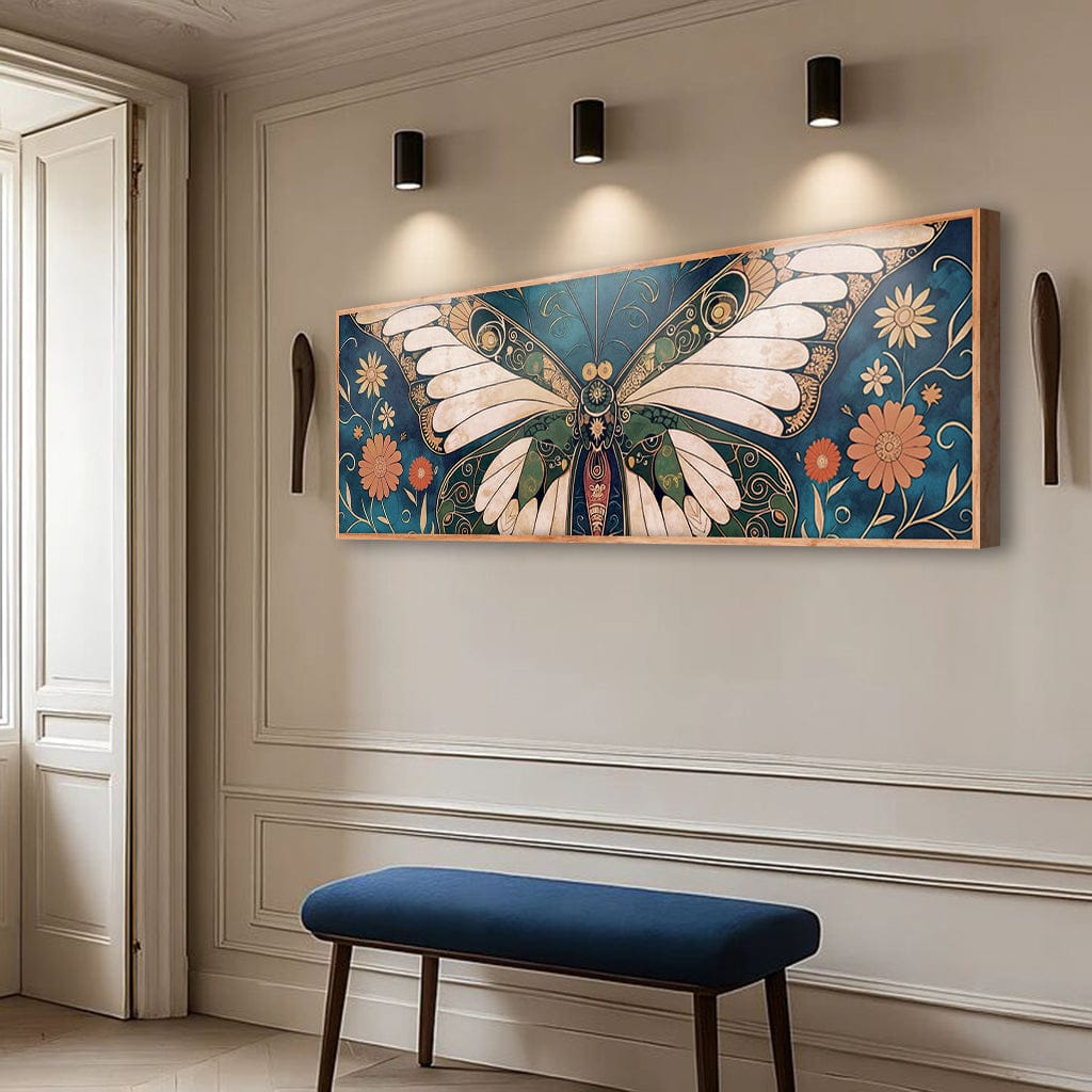 Tailored Canvases Canvas Abstract Vintage Butterfly Wall Art