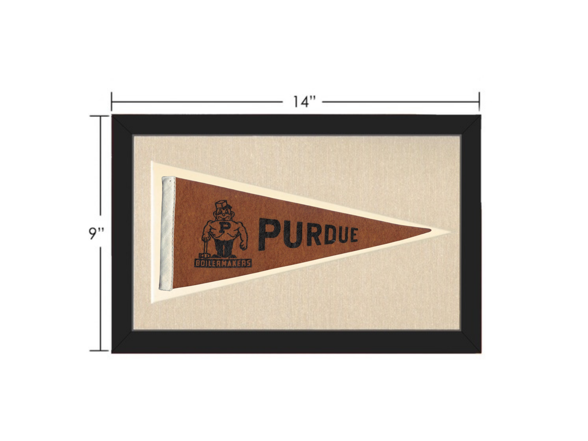 Vintage Purdue Pennant