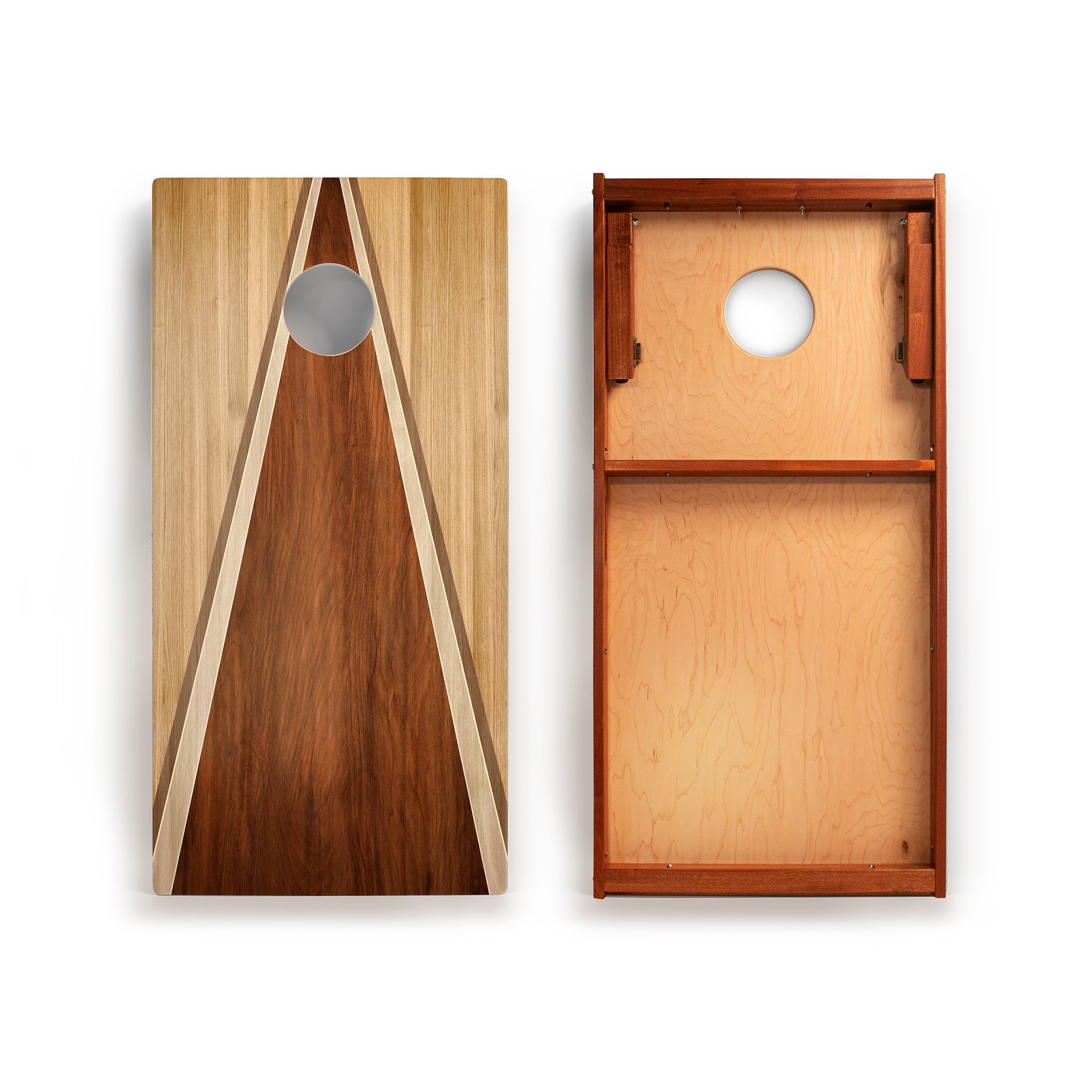 2ft x 4ft Graphic Wood Classic Cornhole Set | Classic Triangle Collection