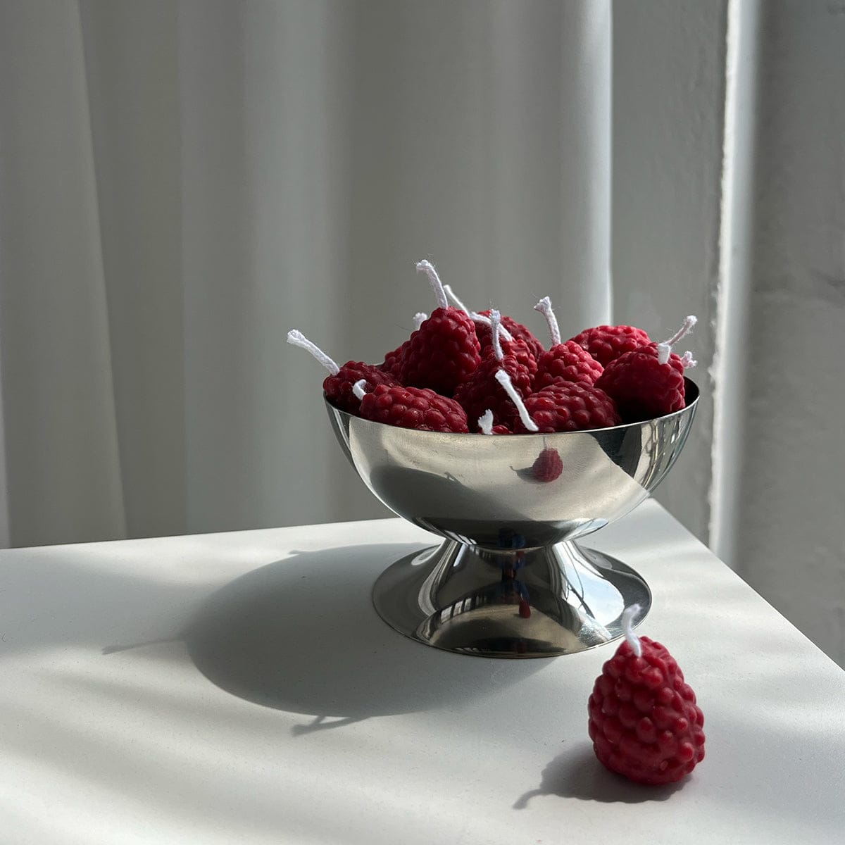 Scandles Farmers Markets Red / Berry / 10 Pack Raspberry Candles - 10 Pack