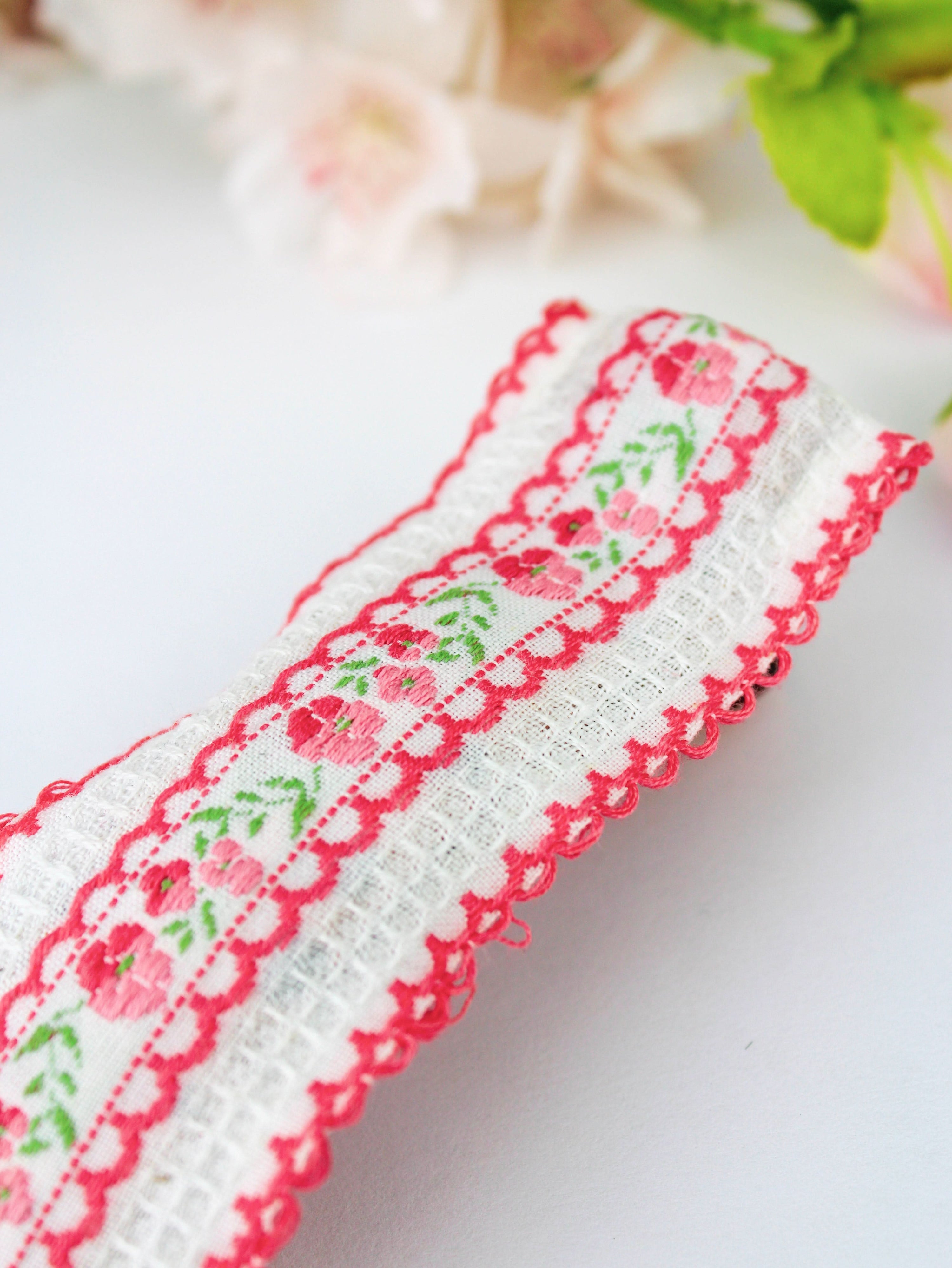 Ash & Rose Hair Clip Spring in Sweden Vintage Ribbon Hair Clip