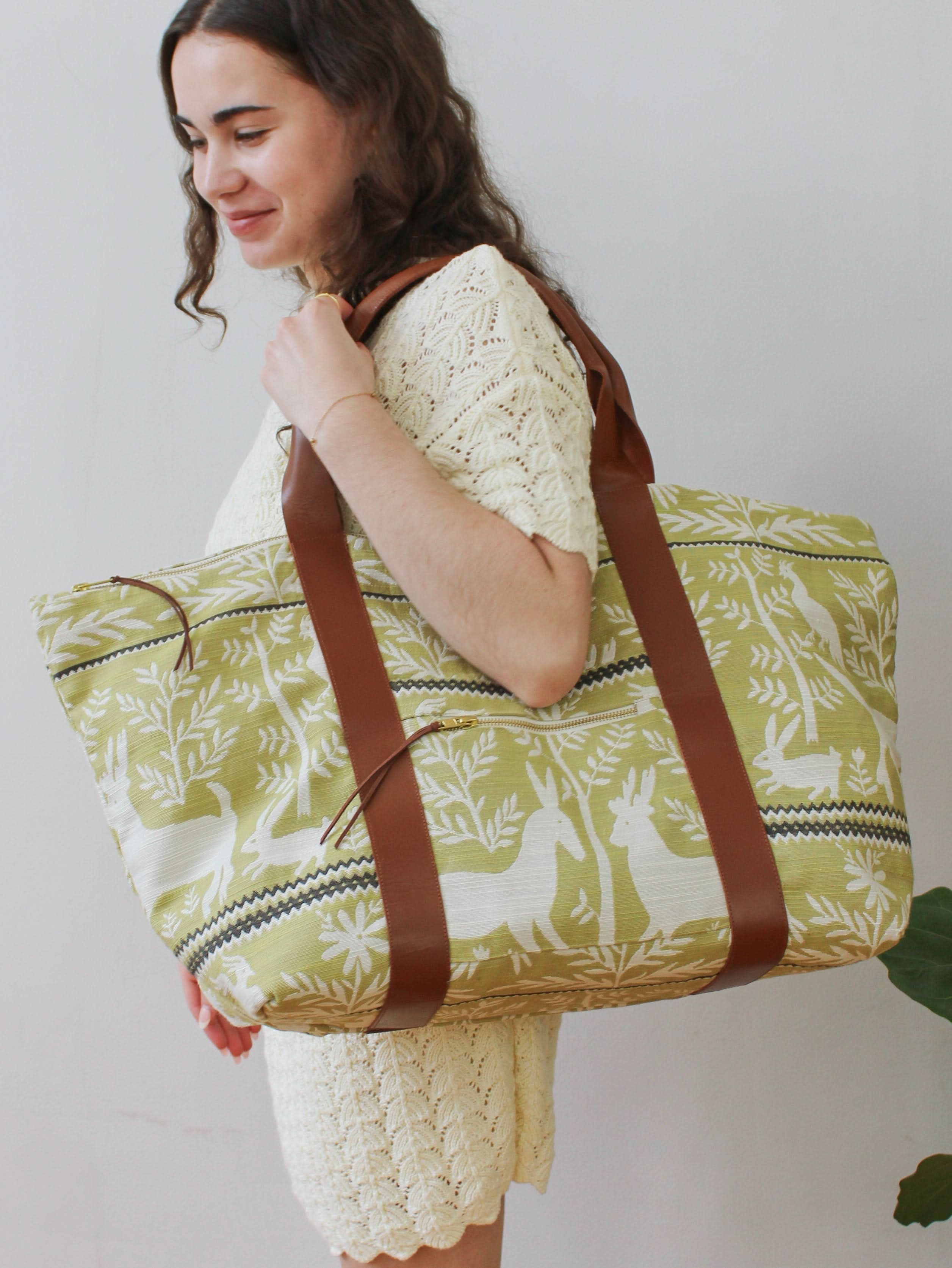 Ash & Rose travel tote Folk Life Carry On Travel Bag