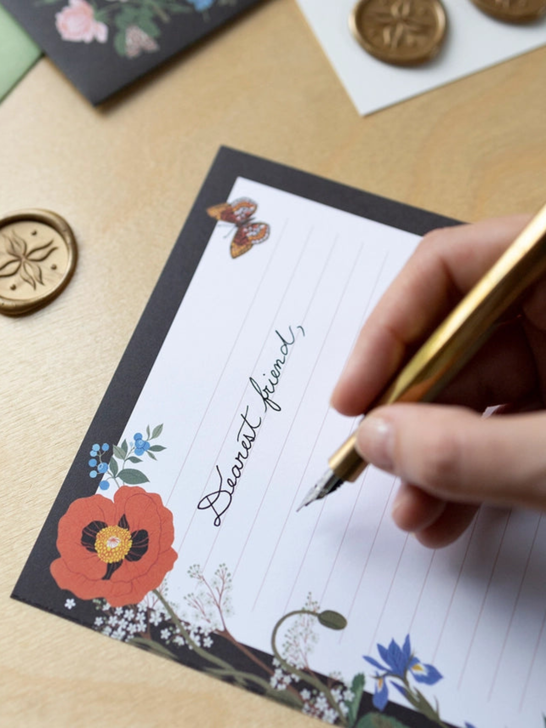 Wild Flowers Letter Writing Set - My American Goods