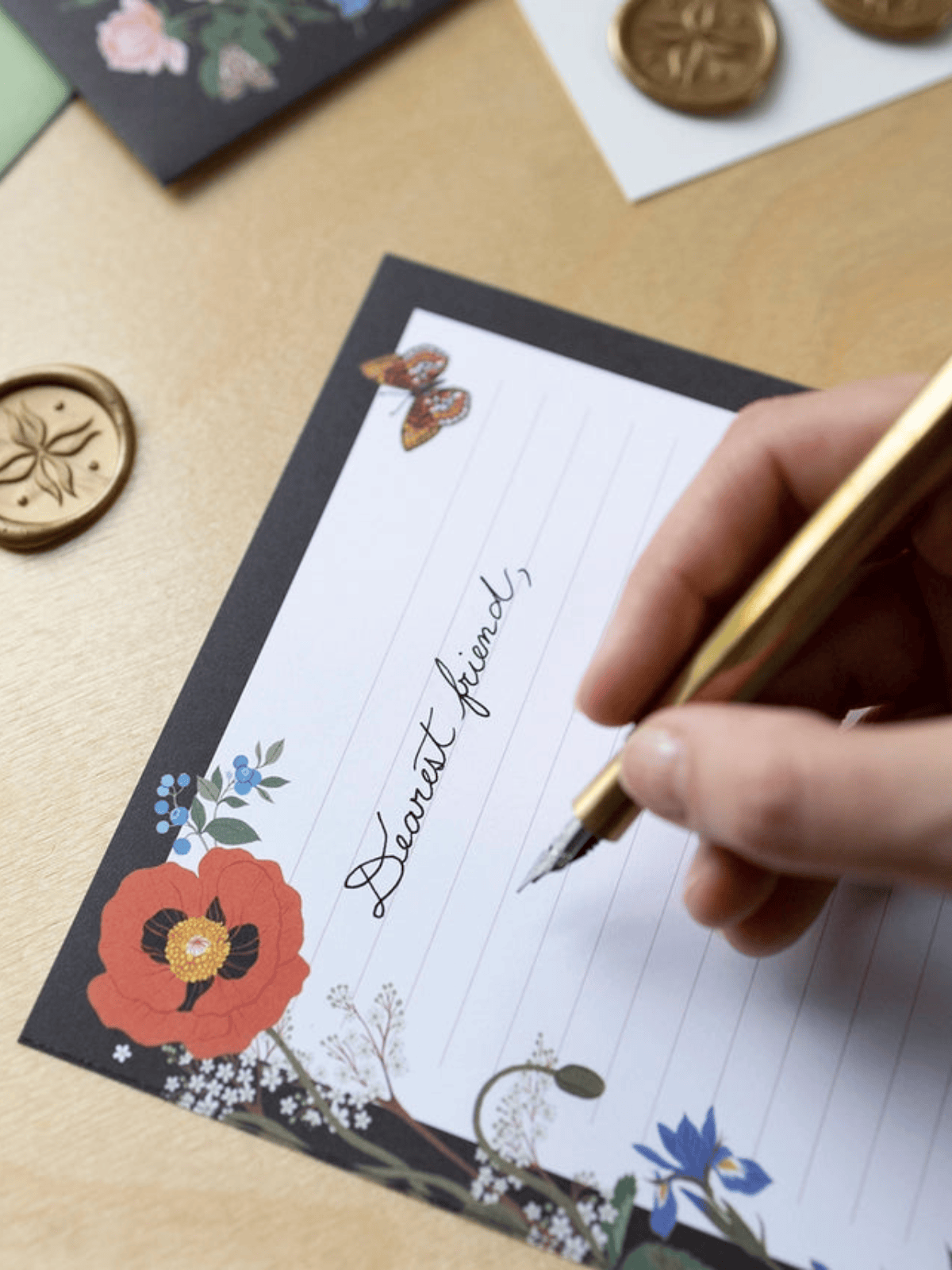 Wild Flowers Letter Writing Set - My American Goods