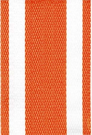 Lawn Chair USA Webbing Orange and White Stripe