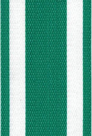 Lawn Chair USA Webbing Green and White Stripe