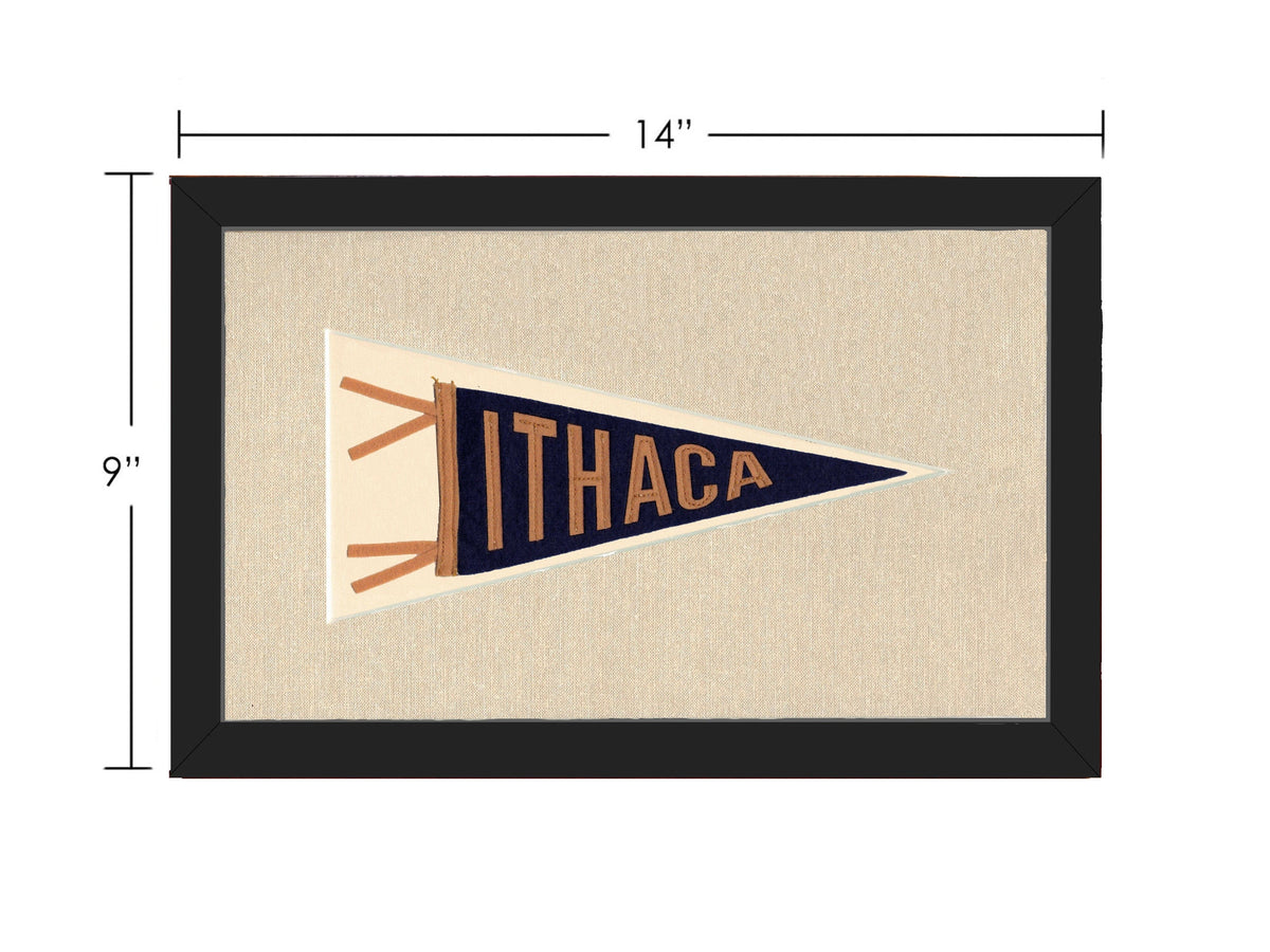 Americana Memories Vintage Pennants and Memorabilia Handmade Ithaca Pennant