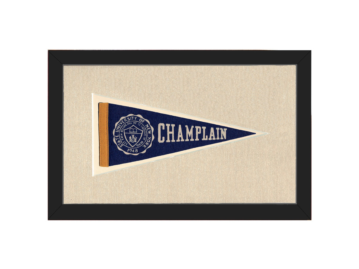 Vintage Champlain Pennant