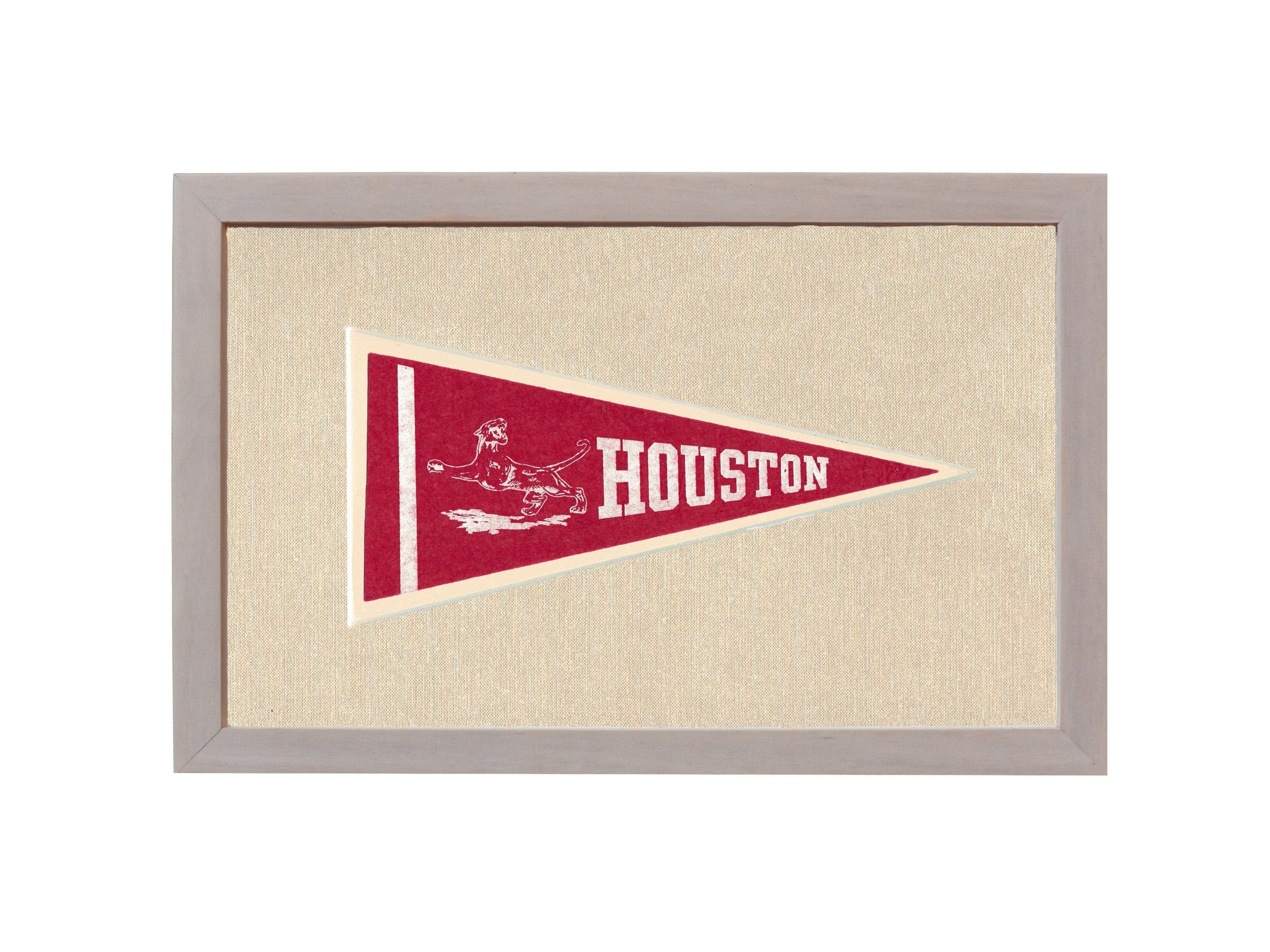 Americana Memories Vintage Pennants and Memorabilia Vintage Houston Pennant
