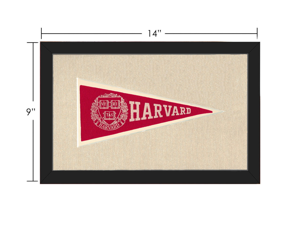 Americana Memories Vintage Pennants and Memorabilia Vintage Harvard Pennant