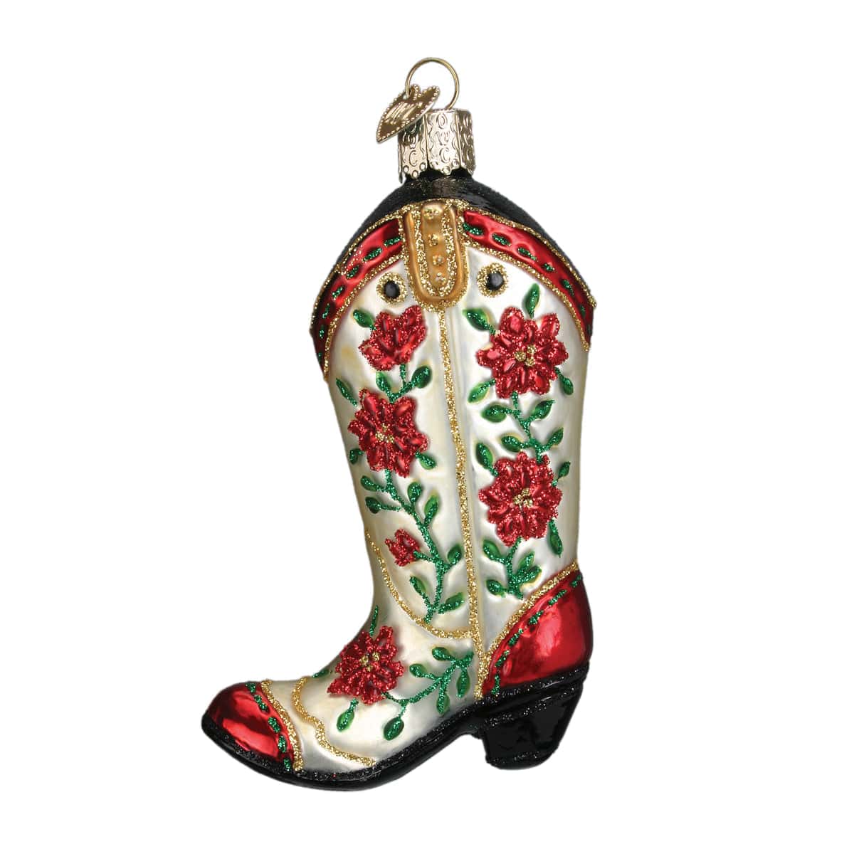 Old World Christmas 4 X 3 X 1.25 / 32160 Christmas Cowgirl Boot