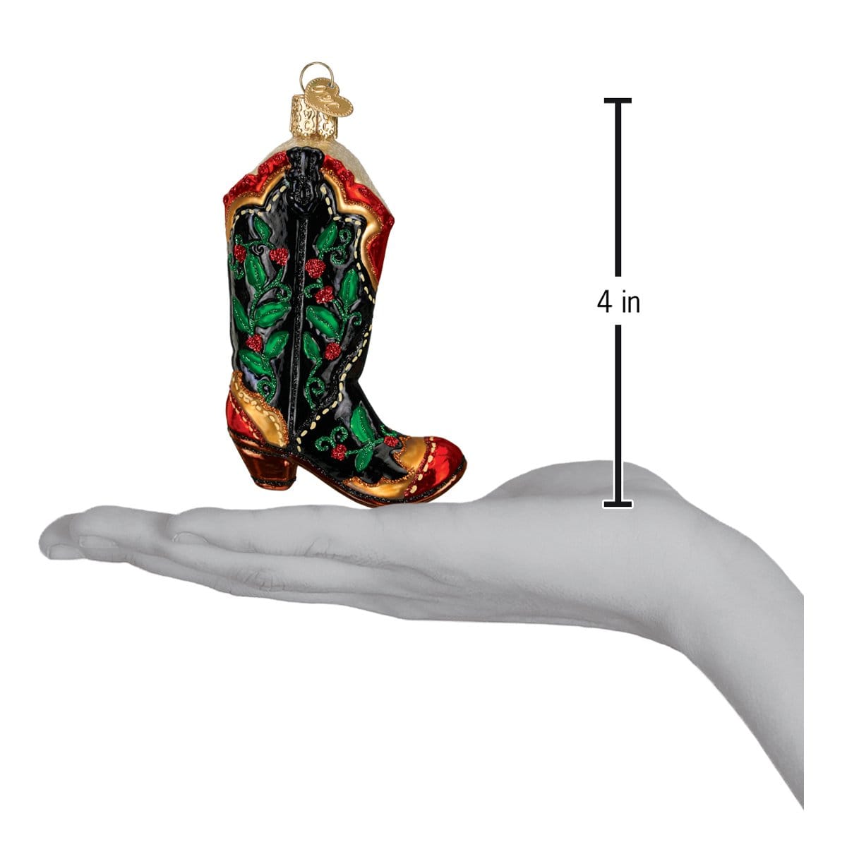 Holly Berry Cowboy Boot - My American Goods