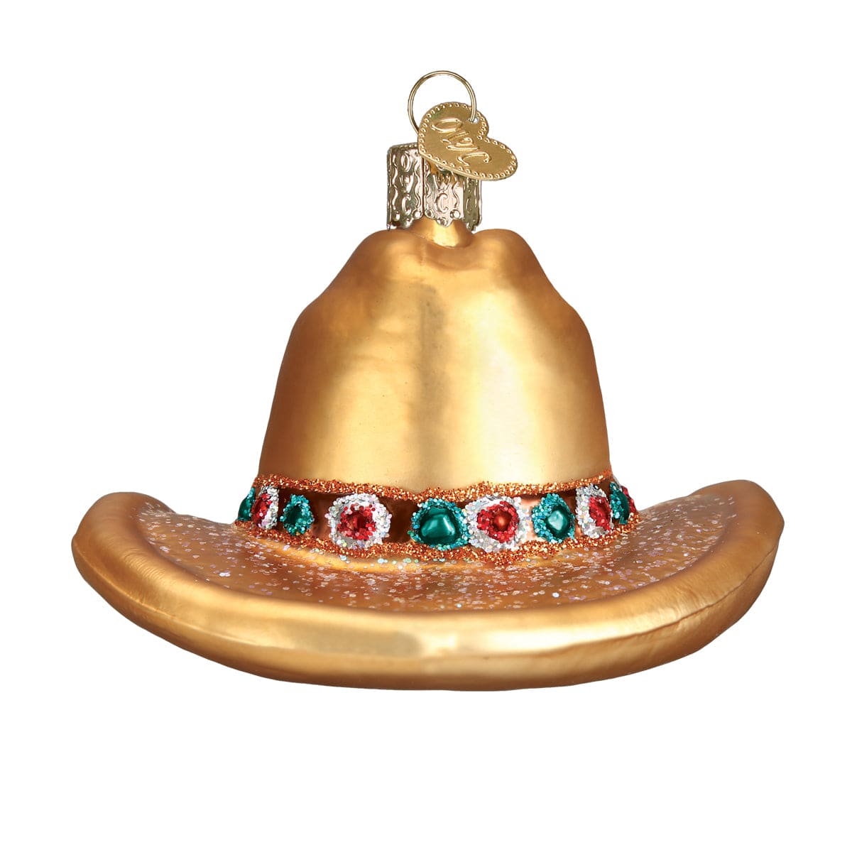 Old World Christmas 2.5 X 3.75 X 2.25 / 32354 Cowboy Hat Ornament