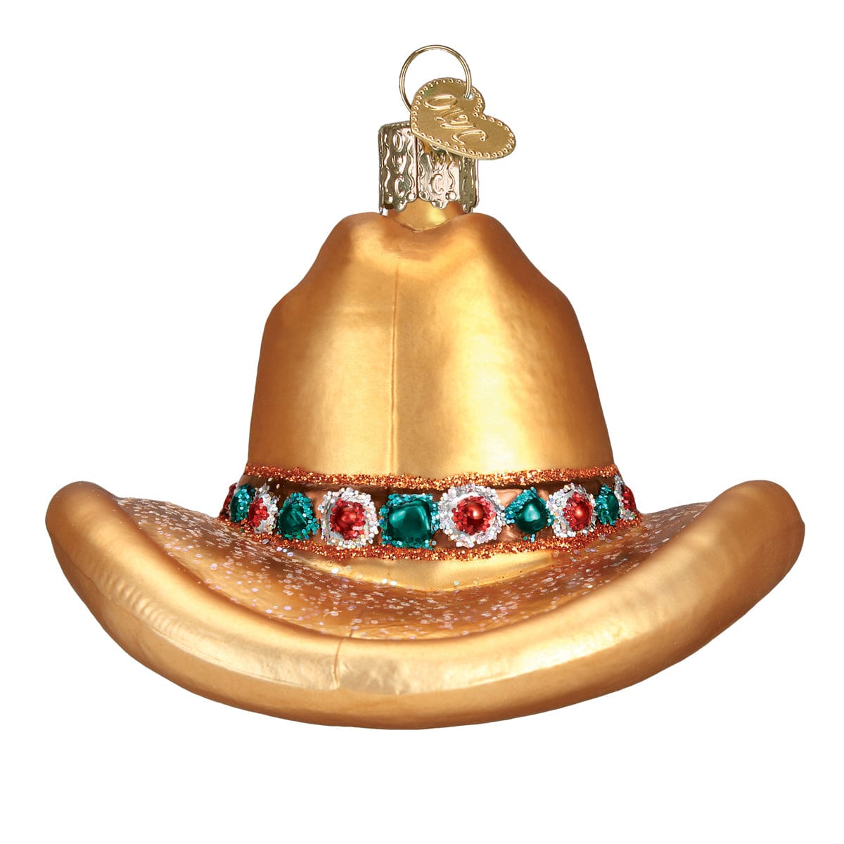 Old World Christmas 2.5 X 3.75 X 2.25 / 32354 Cowboy Hat Ornament