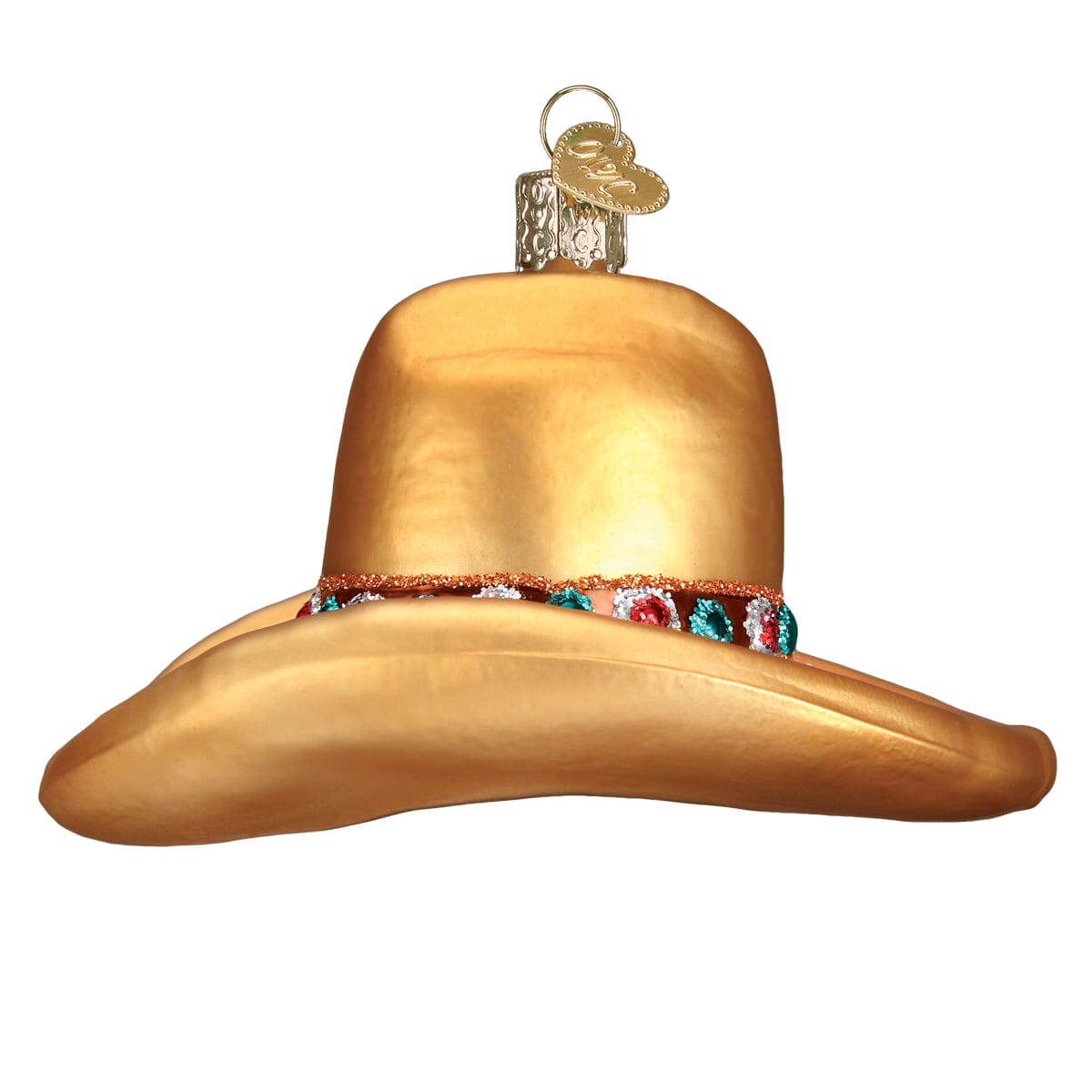 Old World Christmas 2.5 X 3.75 X 2.25 / 32354 Cowboy Hat Ornament