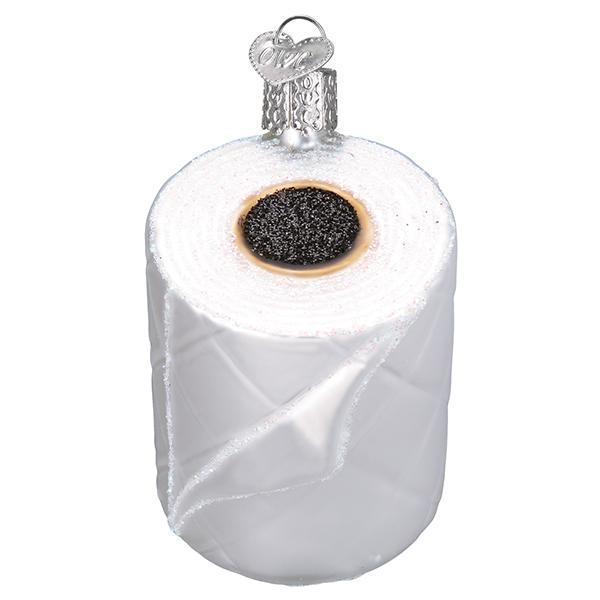 Old World Christmas 1.75 X 2 X 2.5 / 32469 Toilet Paper Ornament