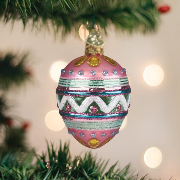 Old World Christmas 2.75 X 2 X 2 / 32672 Easter Egg Ornament