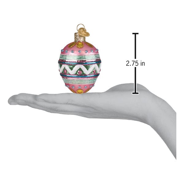 Old World Christmas 2.75 X 2 X 2 / 32672 Easter Egg Ornament