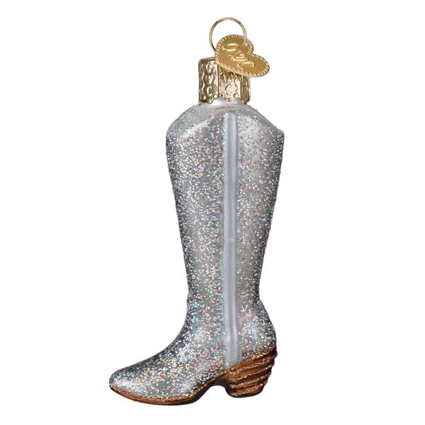 Old World Christmas 3.5 X 1.75 X 1 / 32699 Glittered Boot Ornament