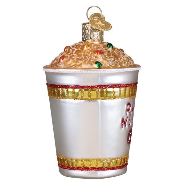 Old World Christmas 3.5 X 2.5 X 2.5 / 32712 Ramen Noodle Cup Ornament