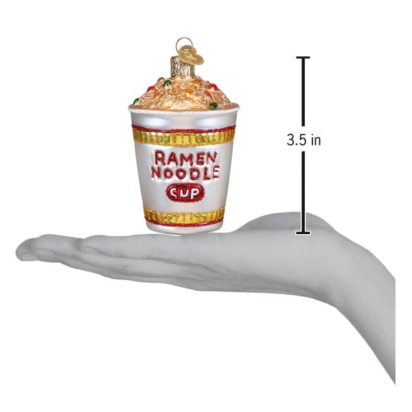 Old World Christmas 3.5 X 2.5 X 2.5 / 32712 Ramen Noodle Cup Ornament