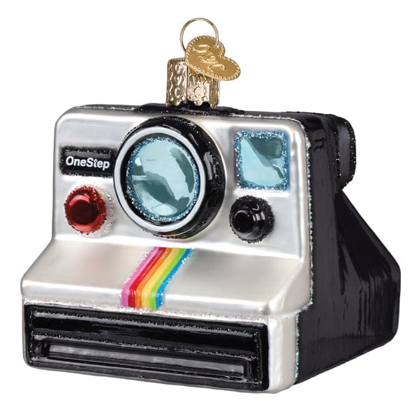 Old World Christmas 1.5 X 3.25 X 2.25 / 32739 Polaroid Onestep Camera Ornament