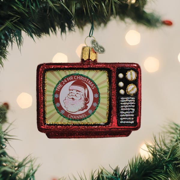 Old World Christmas 2.5 X 3 X 2 / 32744 24 Hr Christmas Channel Ornament