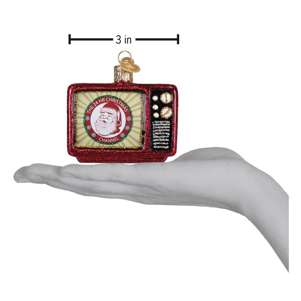 Old World Christmas 2.5 X 3 X 2 / 32744 24 Hr Christmas Channel Ornament